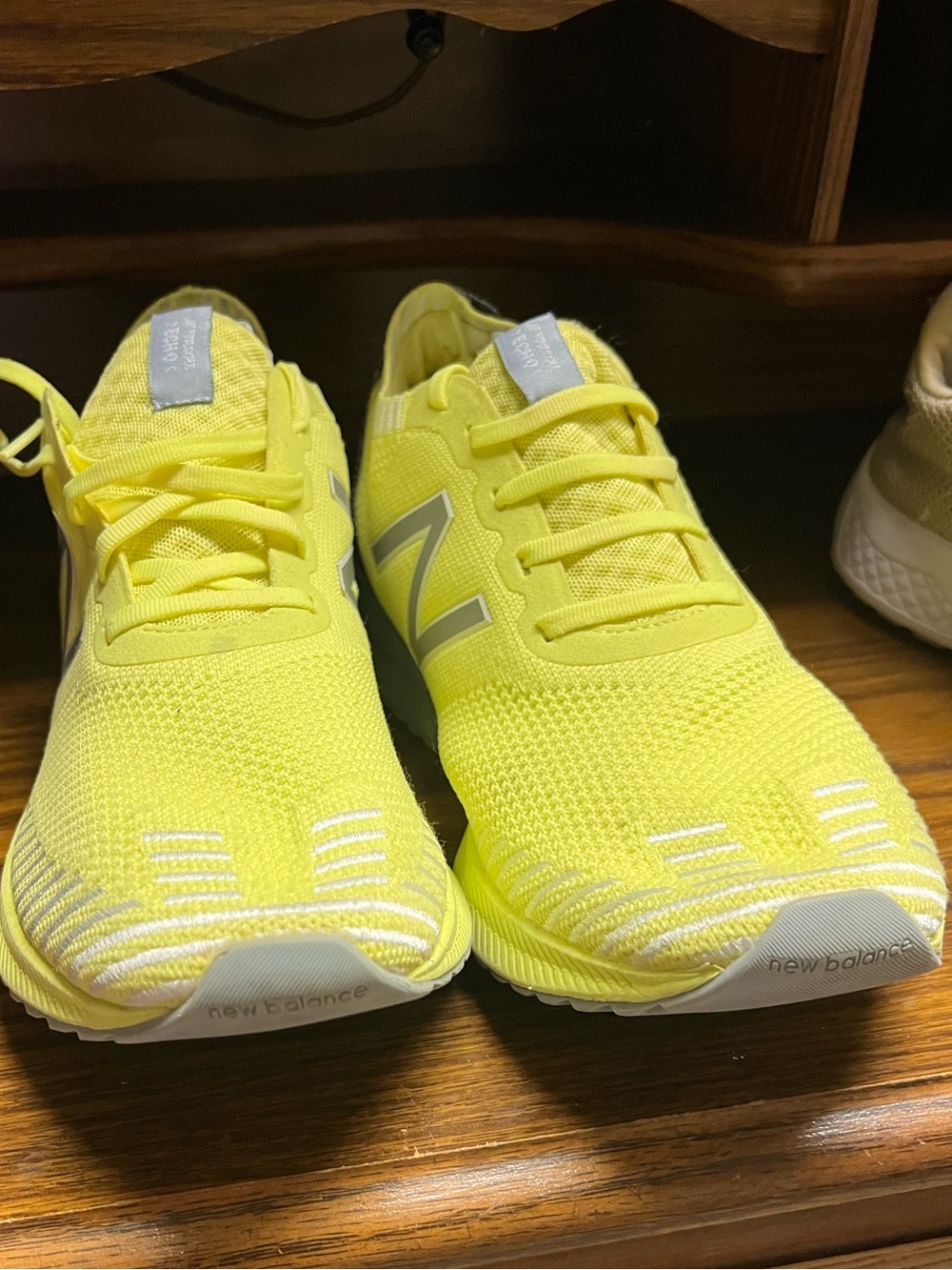 New Balance Neon Yellow Athletic Sneakers